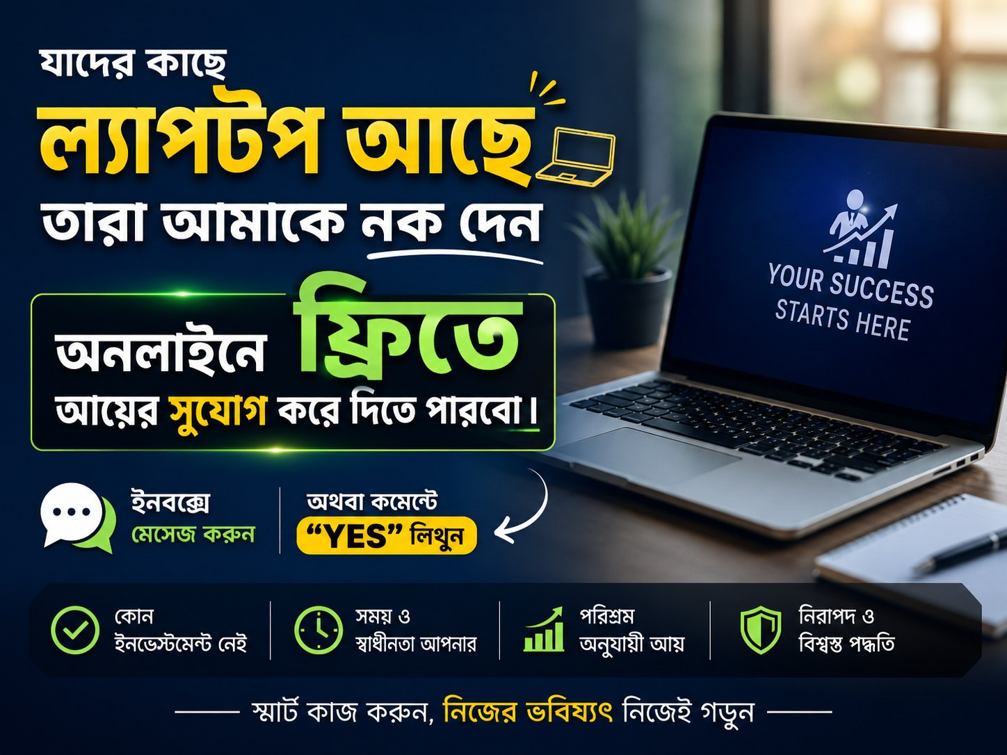 Free Earning from home by alaminwebcod