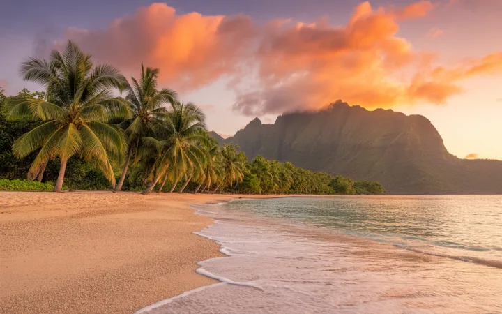 Tropical Paradise Sunset